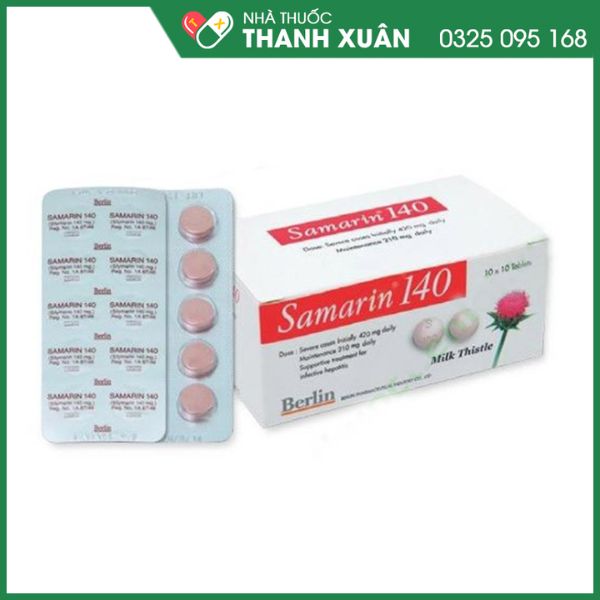 Samarin 140 điều trị viêm gan và sơ gan